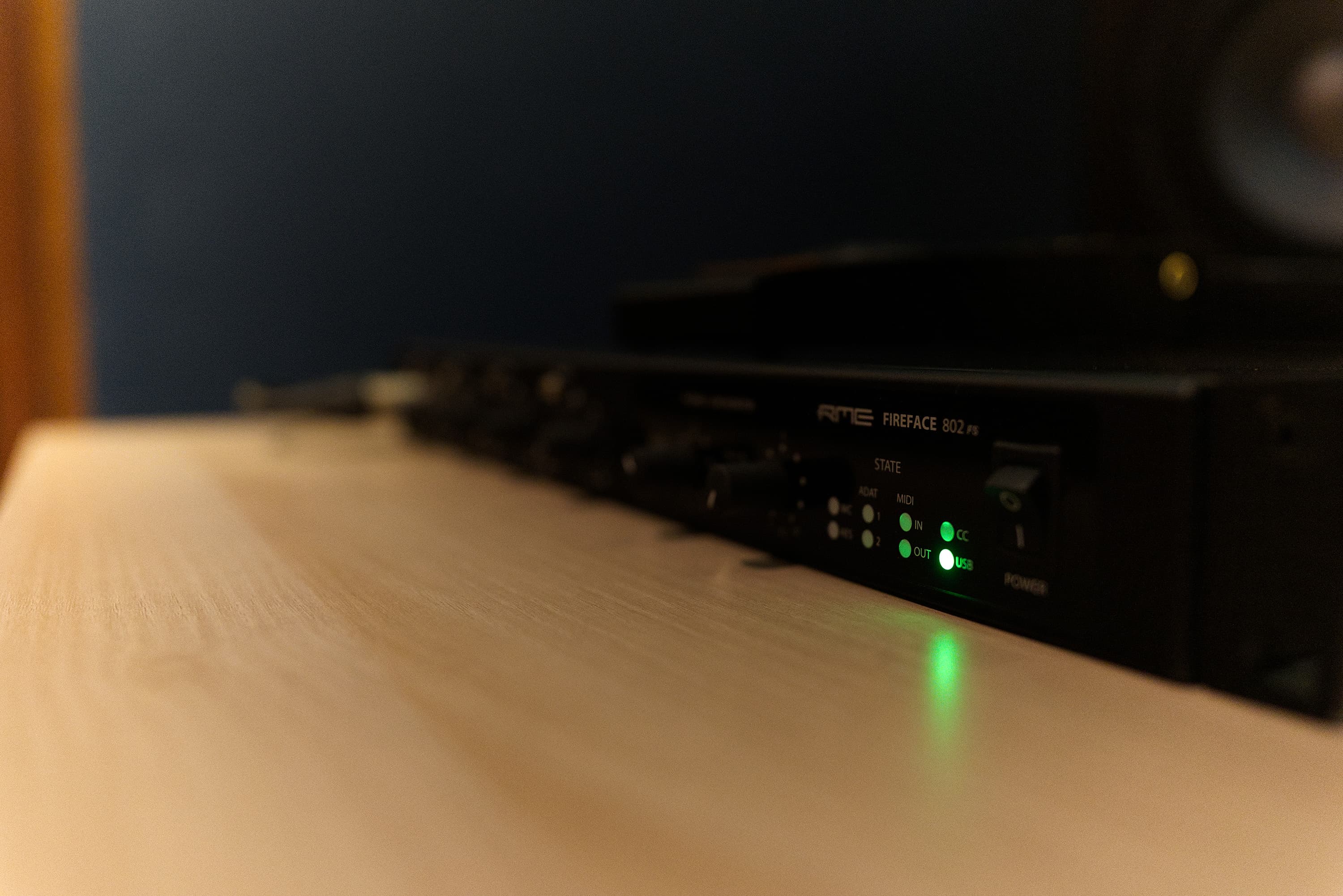 RME Fireface 802 audio interface at Abylon recording studio, Kerala